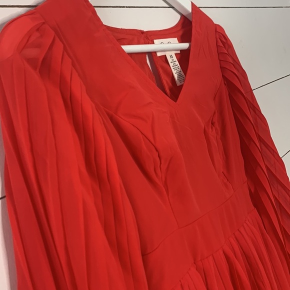 Jessica Simpson Red Long Sleeve Mini Dress Size XS - Picture 4 of 8